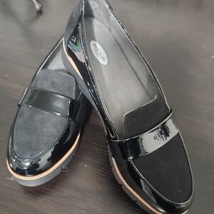 Dr. Scholl's Black Patent Loafers